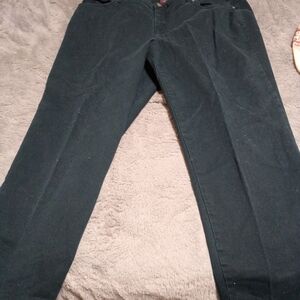 Gloria Vanderbilt Men's Forest Green Chinos